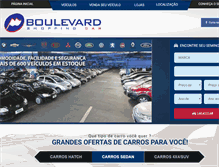 Tablet Screenshot of boulevardshoppingcar.com.br